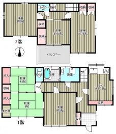 芝4丁目K様貸家の間取り図