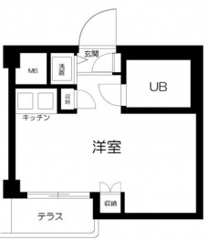 トップ町屋の間取り図