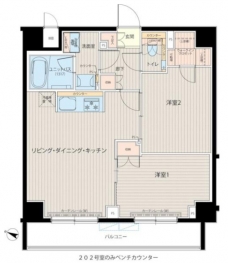 ルーブル中板橋六番館の間取り図