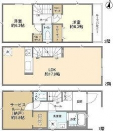 Kolet南与野#23の間取り図