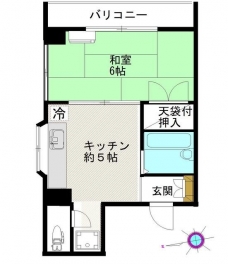ジェネスナカツの間取り図