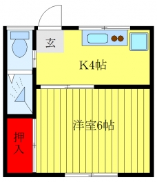 メゾン楡の間取り図