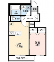 コントレイルⅡの間取り図