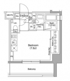 ザ・パークハビオ駒込の間取り図