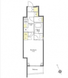 プライムメゾン大塚の間取り図