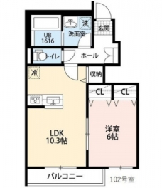 コントレイルⅡの間取り図