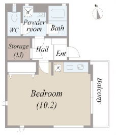 Arrows Courtの間取り図