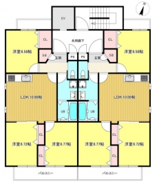 プルメリア与野の間取り図