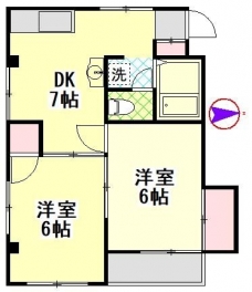 ブックハウス志茂Ⅱの間取り図