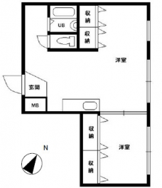 ルミエール北赤羽の間取り図