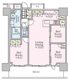 THE　TOWER　JUJOの間取り図