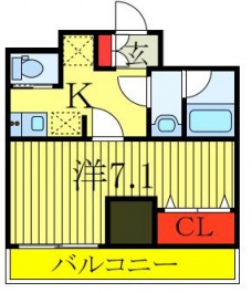 ガリシア大塚Ｓｏｕｔｈの間取り図