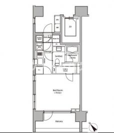 カスタリア大塚の間取り図