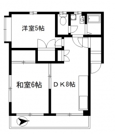 ミキハイツの間取り図