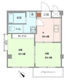 グレースハイムの間取り図