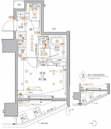 クレイシアIDZ王子マークプレイスの間取り図