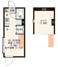 アルカディア上板橋の間取り図