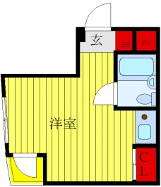 キャッスルマンション赤羽の間取り図