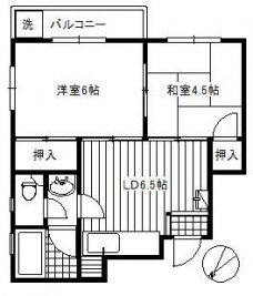 ＮＦコーポ白山の間取り図
