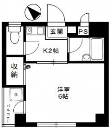 イーストフローラ東長崎の間取り図