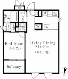 Ｖｉｅｎｔｏ　ｄｅ　Ｓｅｎｋａｗａの間取り図