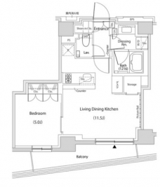 ザ・パークハビオ文京目白台プレイスの間取り図