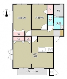 Ｄｕｏ－βの間取り図