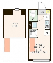 Park Terrace 富士見台の間取り図