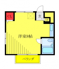 サン佳苑の間取り図