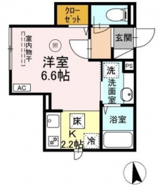 グラナーデ南千住の間取り図