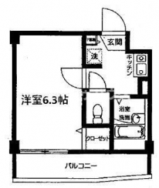 メゾン石神東池袋の間取り図