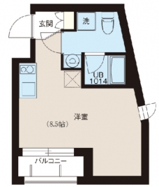 レピュア十条レジデンスの間取り図