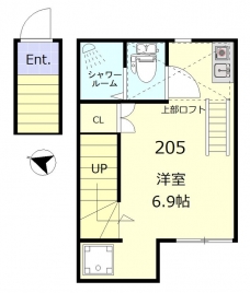 クアルト板橋の間取り図