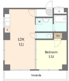 プラーズ南池袋の間取り図
