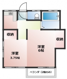 桜荘の間取り図