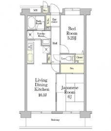ミレニアム北浦和の間取り図
