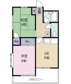 メルシー神山の間取り図