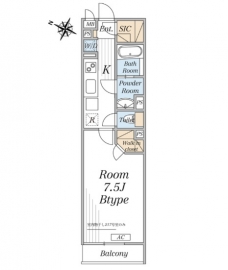 リブリ・南与野Ⅱの間取り図