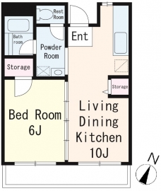 サンライズ豊島の間取り図