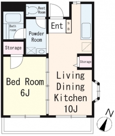 サンライズ豊島の間取り図