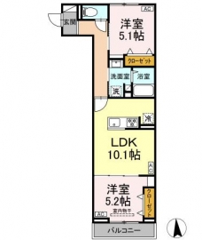 (仮称)板橋区高島平9丁目PJの間取り図
