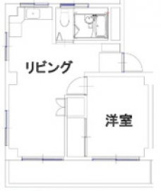 シャトーサンケイの間取り図