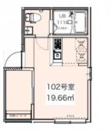 成増３丁目アパートの間取り図