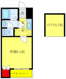 サンアール北赤羽の間取り図