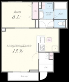 ルミセンスの間取り図