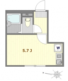 Well-being日暮里北の間取り図