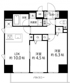 ＳＡＩＯＮ町屋の間取り図