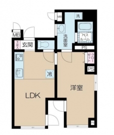 ＮＫダカリ東新町の間取り図