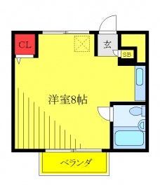 サン佳苑の間取り図
