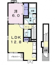 プランタンⅡの間取り図